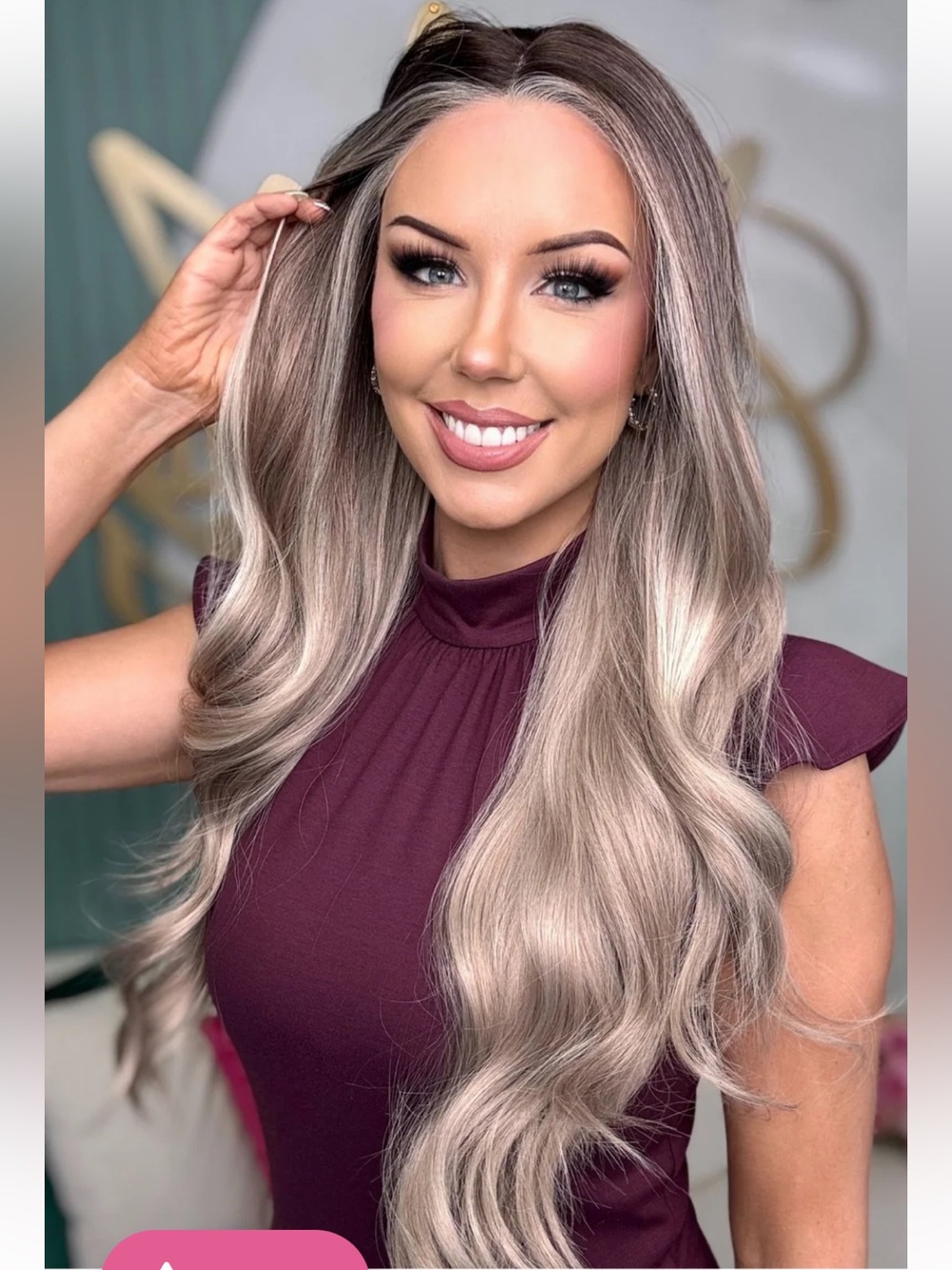 Chelsey Smith Crowns ELODIE (LAGUNA BEACH) - MONOFILAMENT - Petite - BNWT